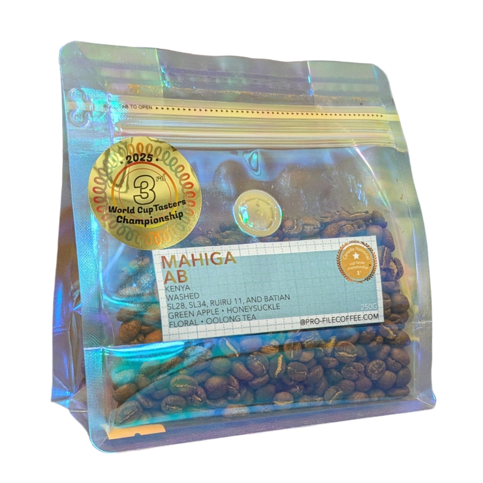 (DISCOUNT) Pro-file Coffee Kenya Mihiga AB Coffee Beans