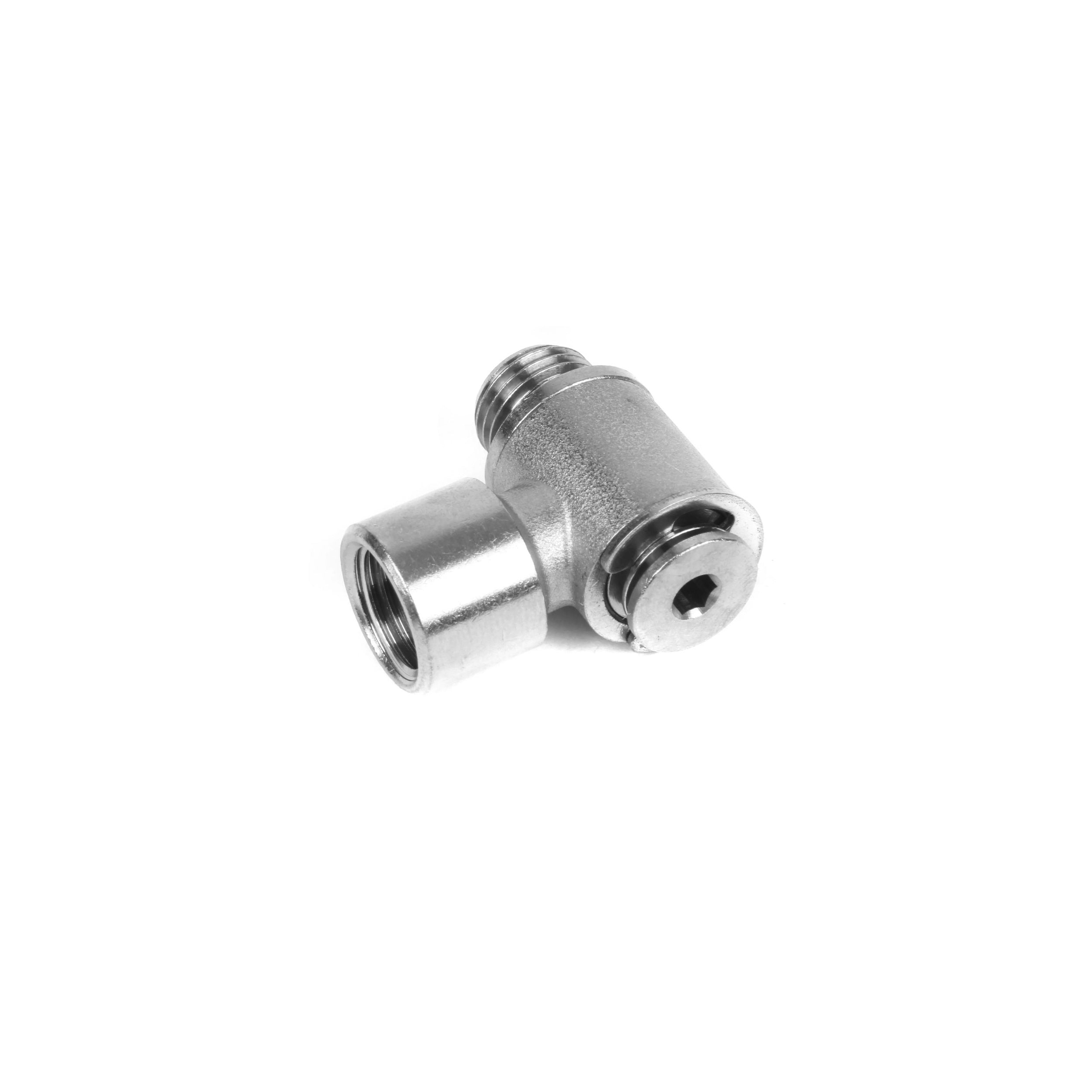 ECM/Profitec 1/4" M x 1/4" F BSP Swivel L-Fitting