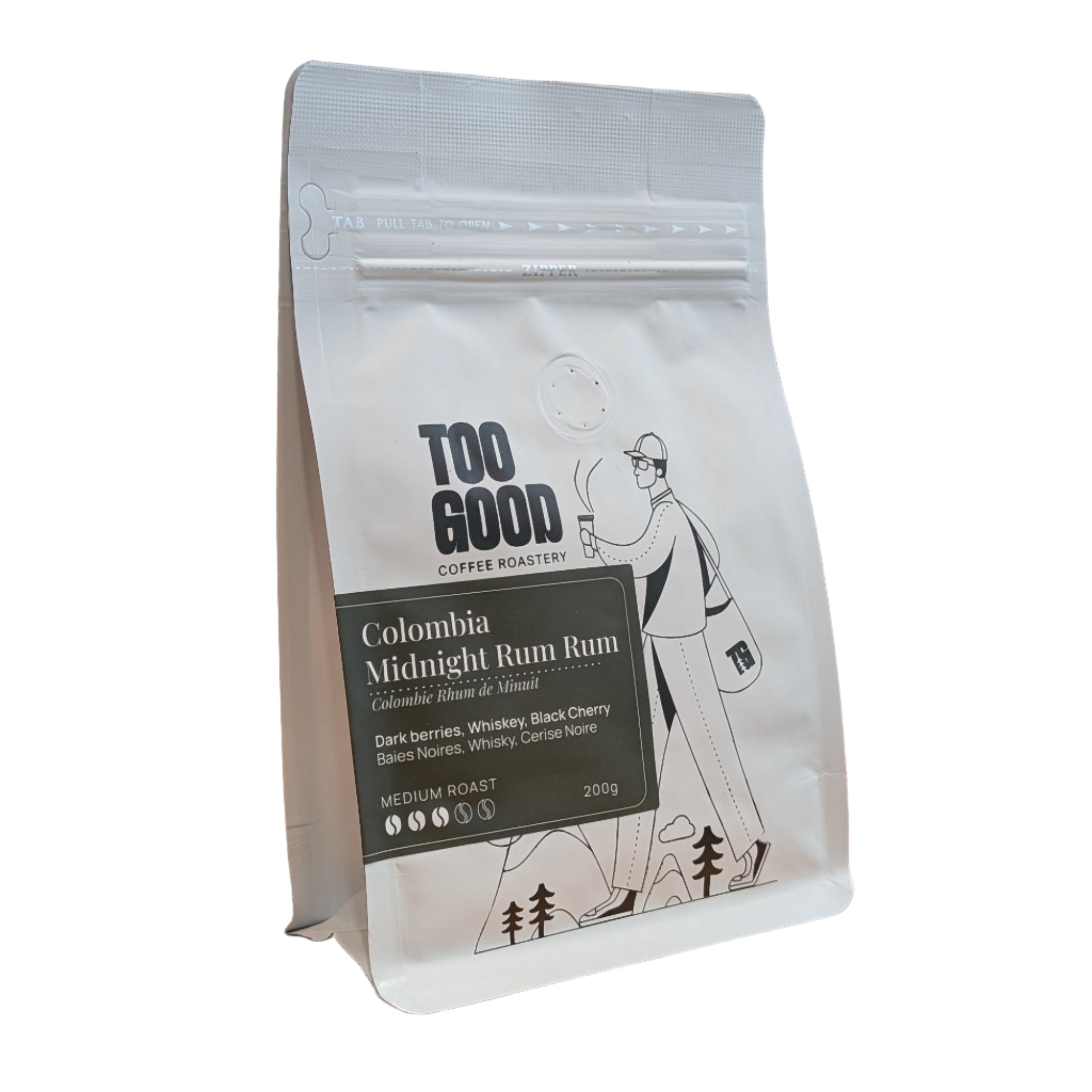 (DISCOUNT) Too Good Colombia Midnight Rum Rum Coffee Beans