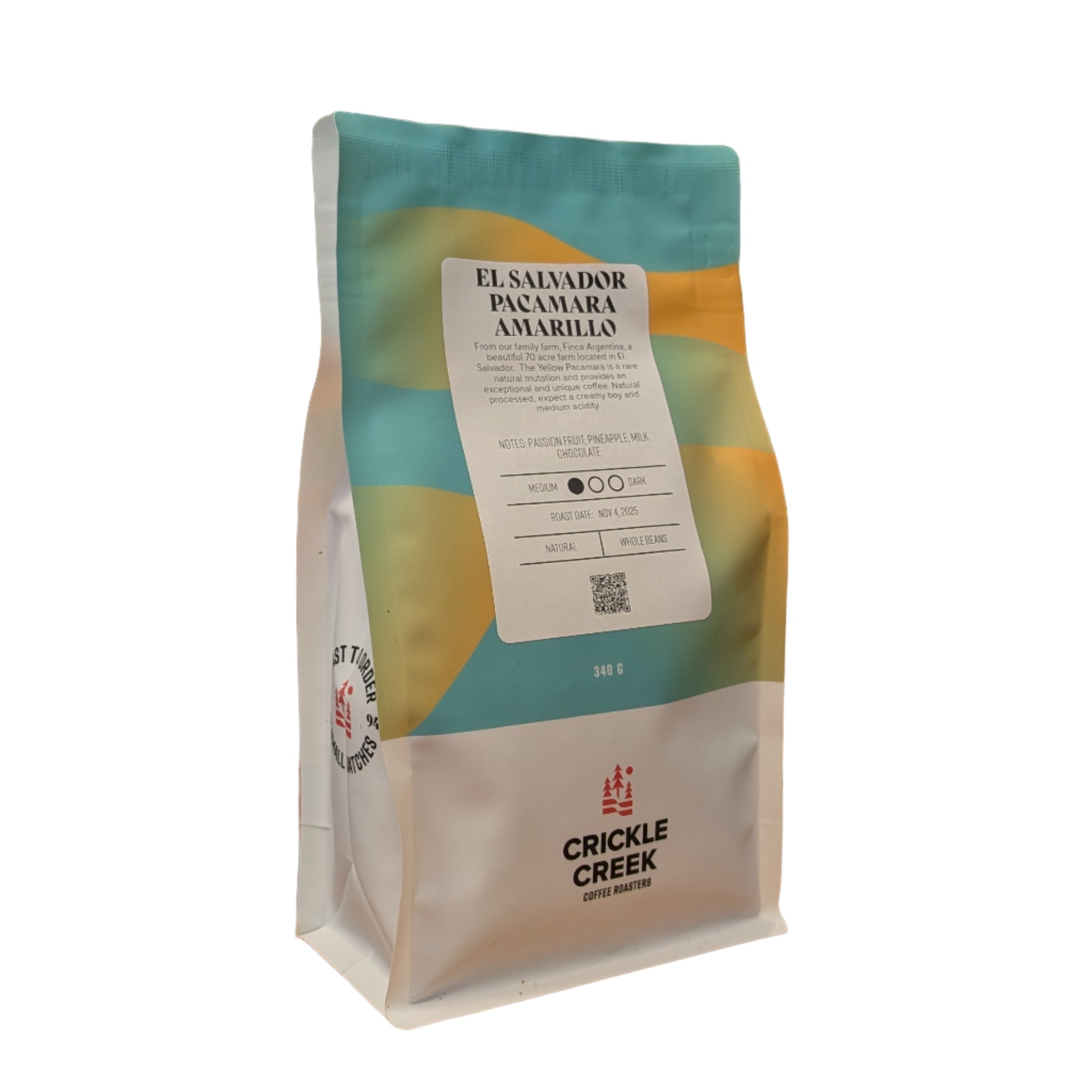 Crickle Creek Coffee El Salvador Pacamara Amarillo Coffee Beans