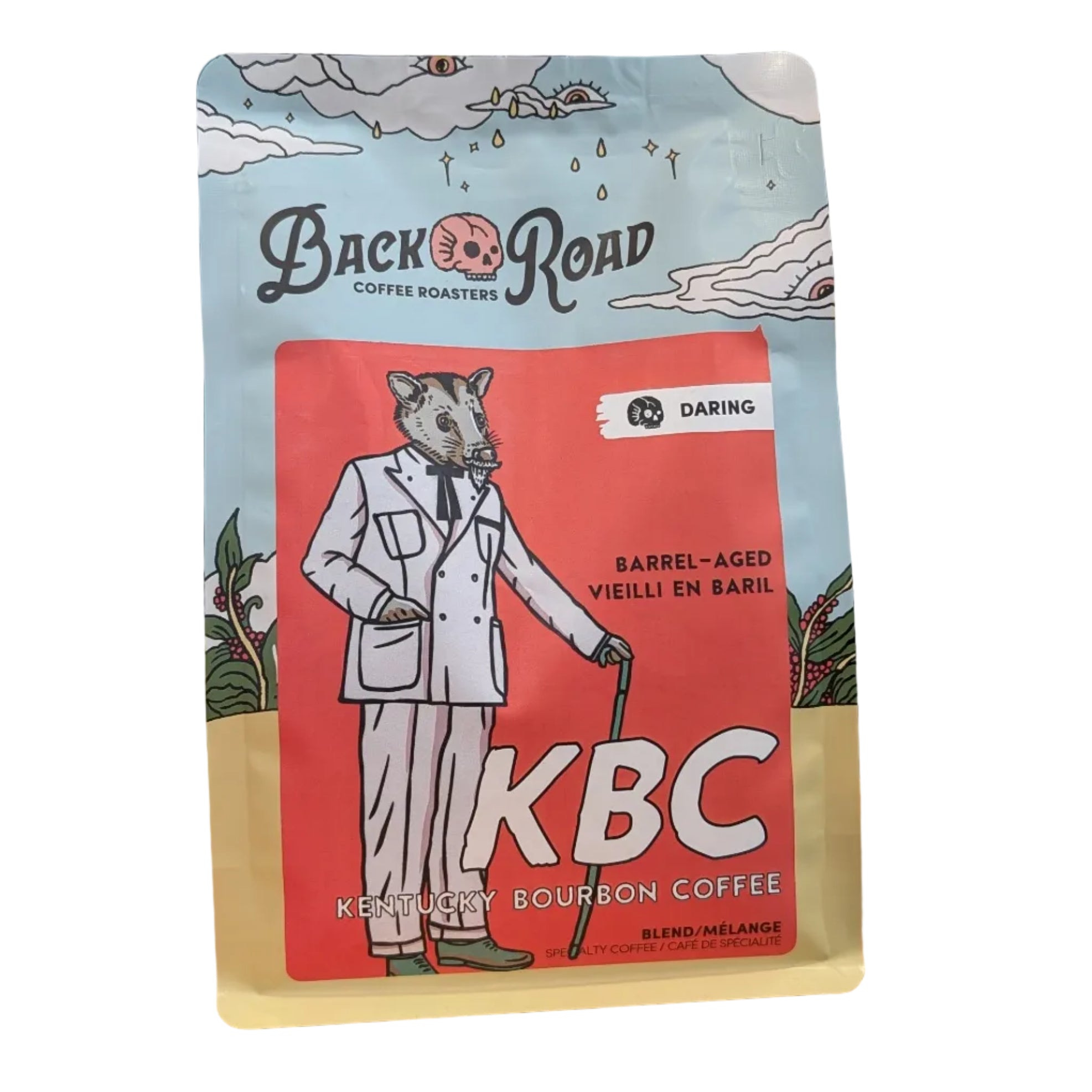 Back Road Coffee Roasters - Colombia - KBC (Kentucky Bourbon Coffee) BARREL-AGED Coffee Beans