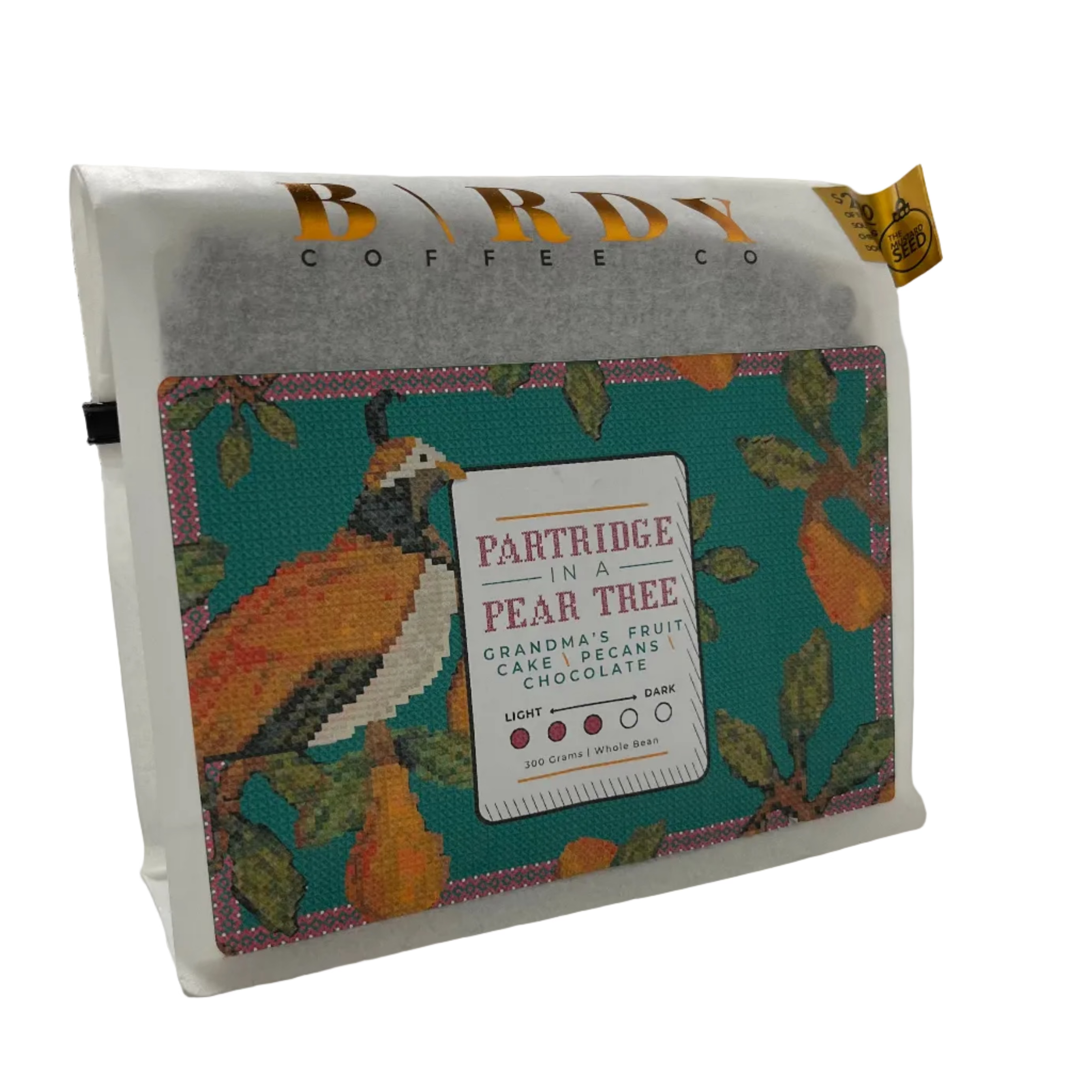 Birdy Coffee Co. Partridge in a Pear Tree Coffee Beans