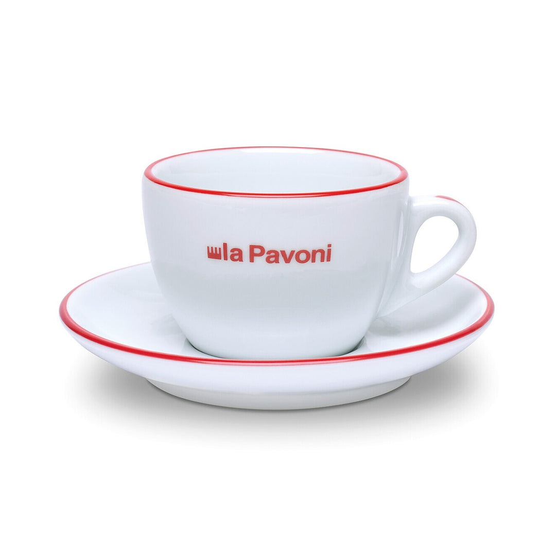 La Pavoni Cappuccino Cup &amp; Saucer (set of 6)