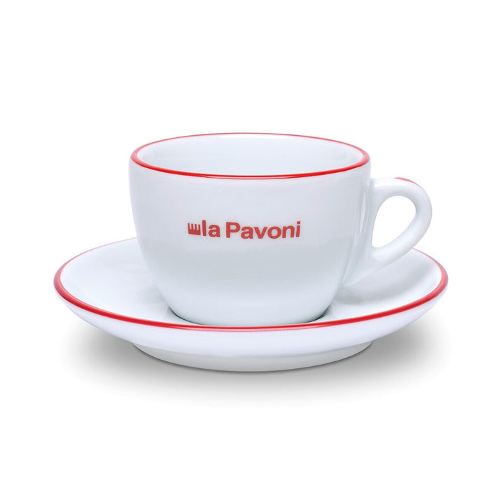 La Pavoni Cappuccino Cup &amp; Saucer (set of 6)