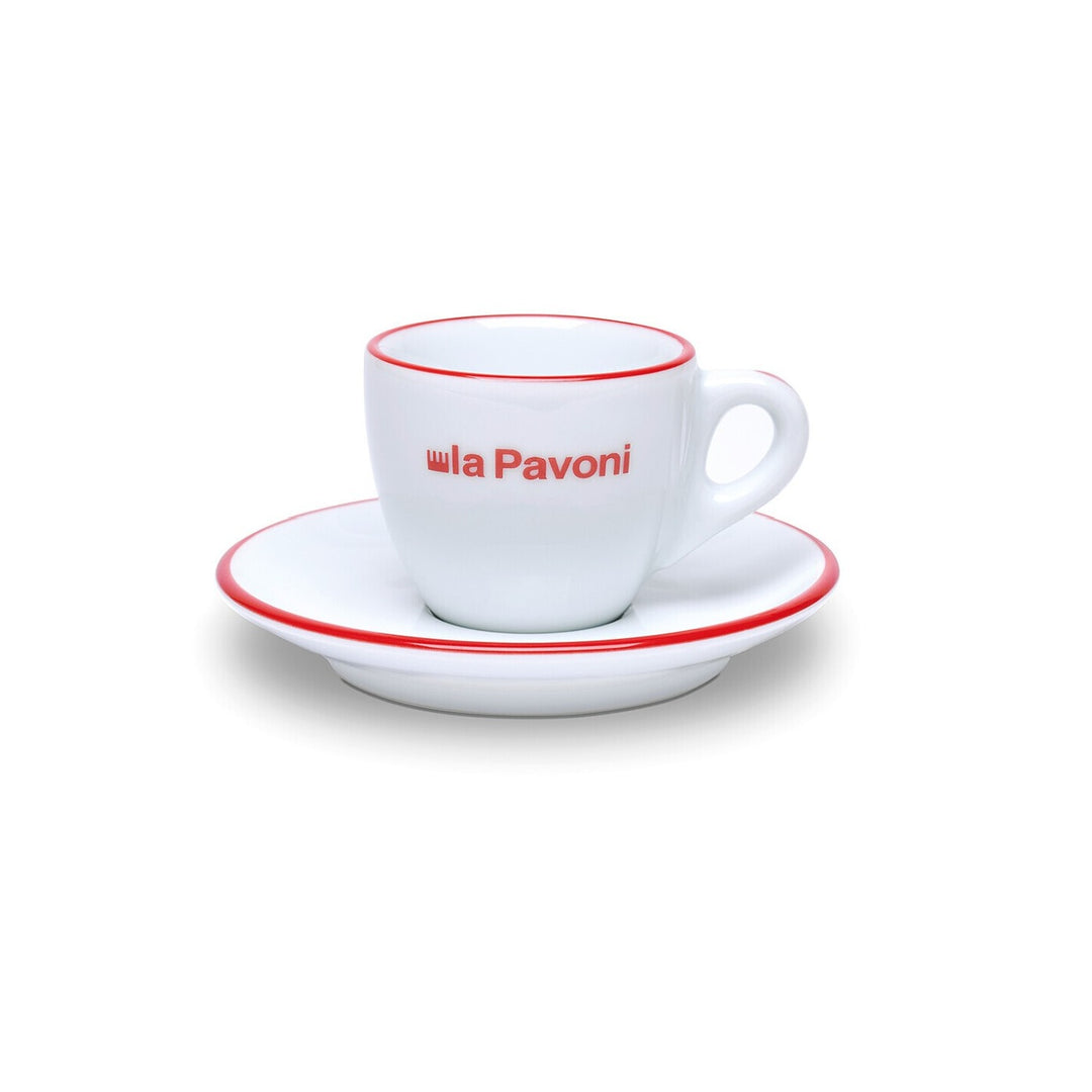 La Pavoni Espresso Cup &amp; Saucer (set of 2)