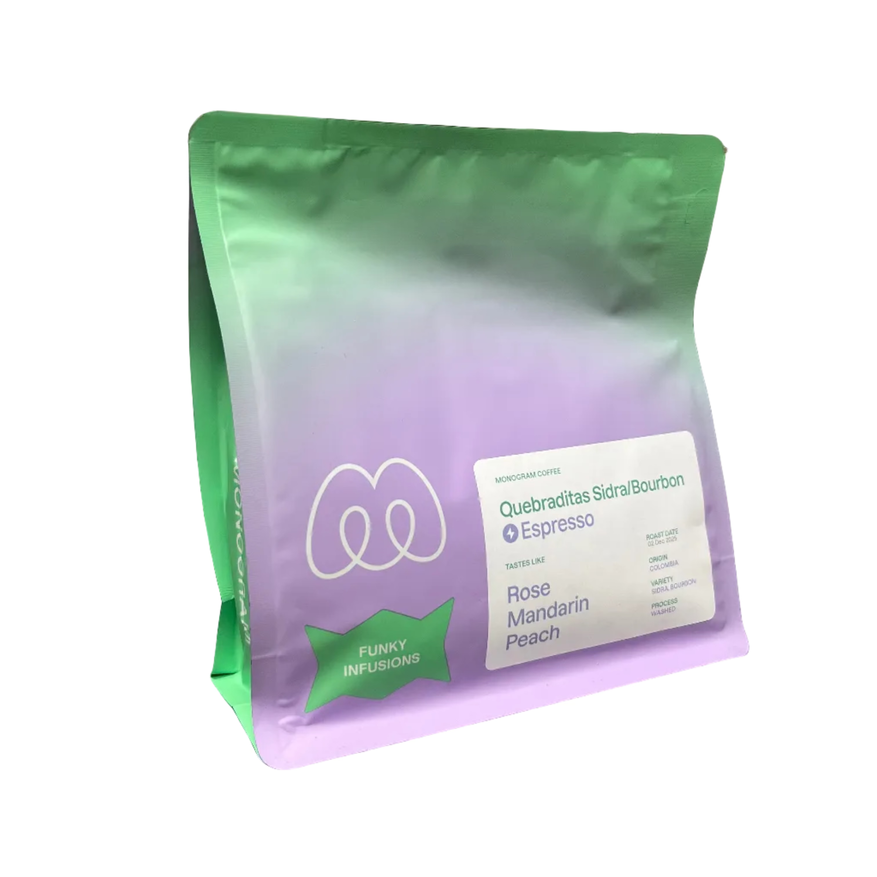 Monogram Coffee Quebraditas Sidra Espresso Coffee Beans