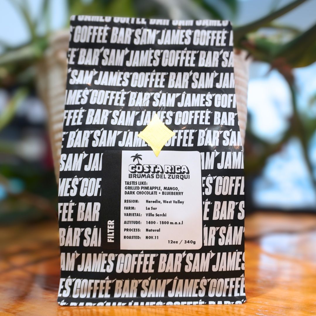 Sam James Coffee Bar Costa Rica Brumas Del Zurqui Coffee Beans