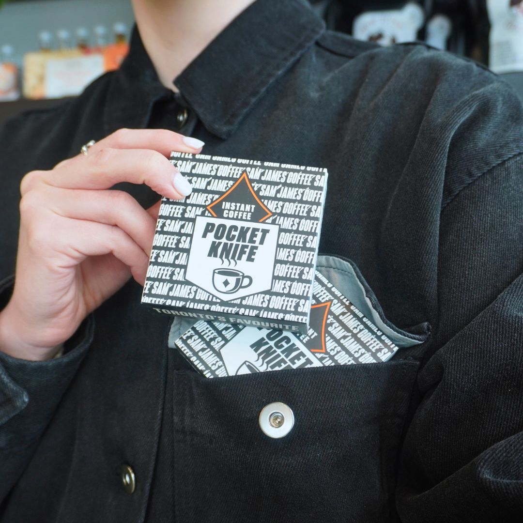 Sam James Coffee Bar Pocket Knife Instant Coffee