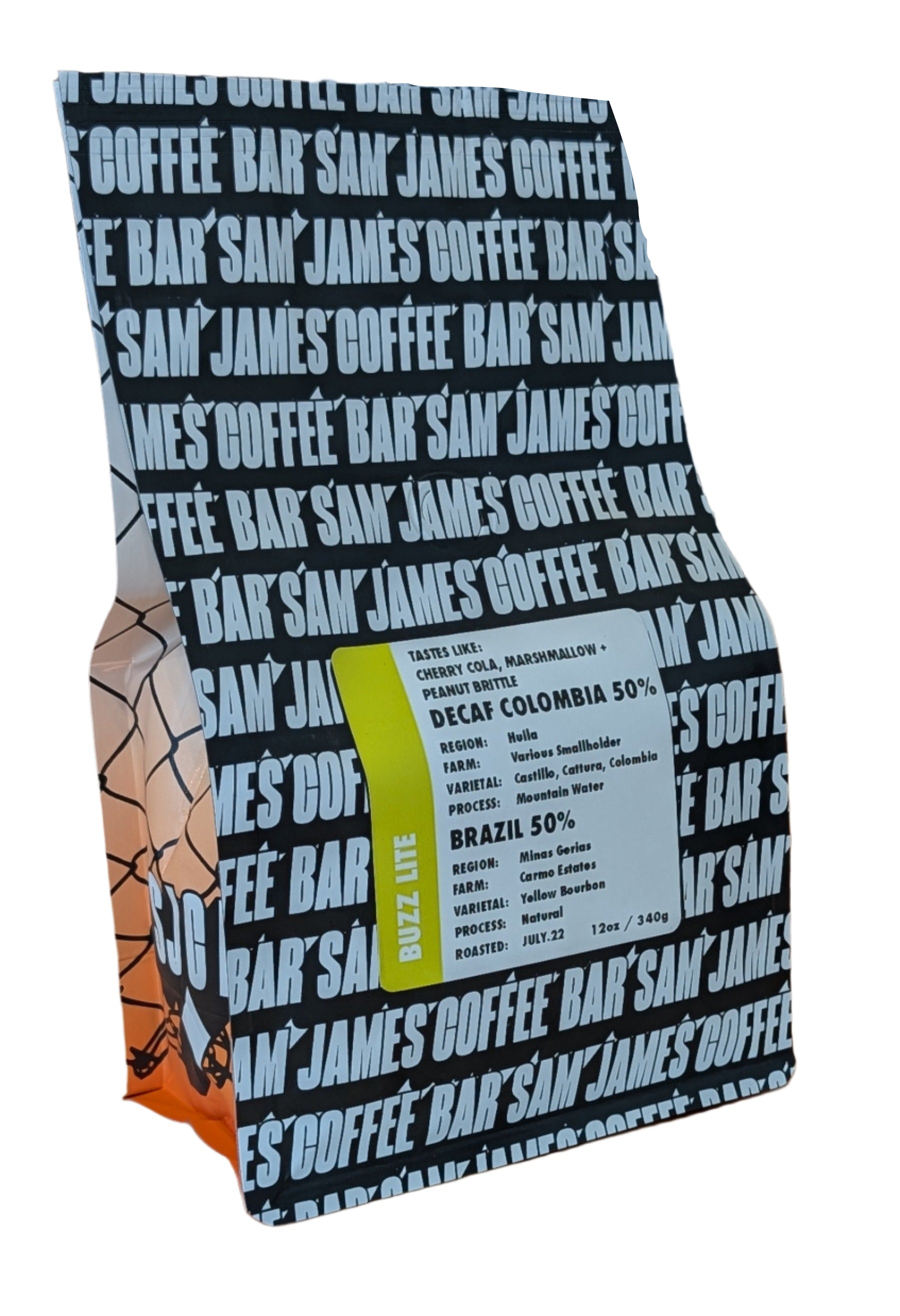 Sam James Coffee Bar Buzz Lite Decaf Coffee Beans