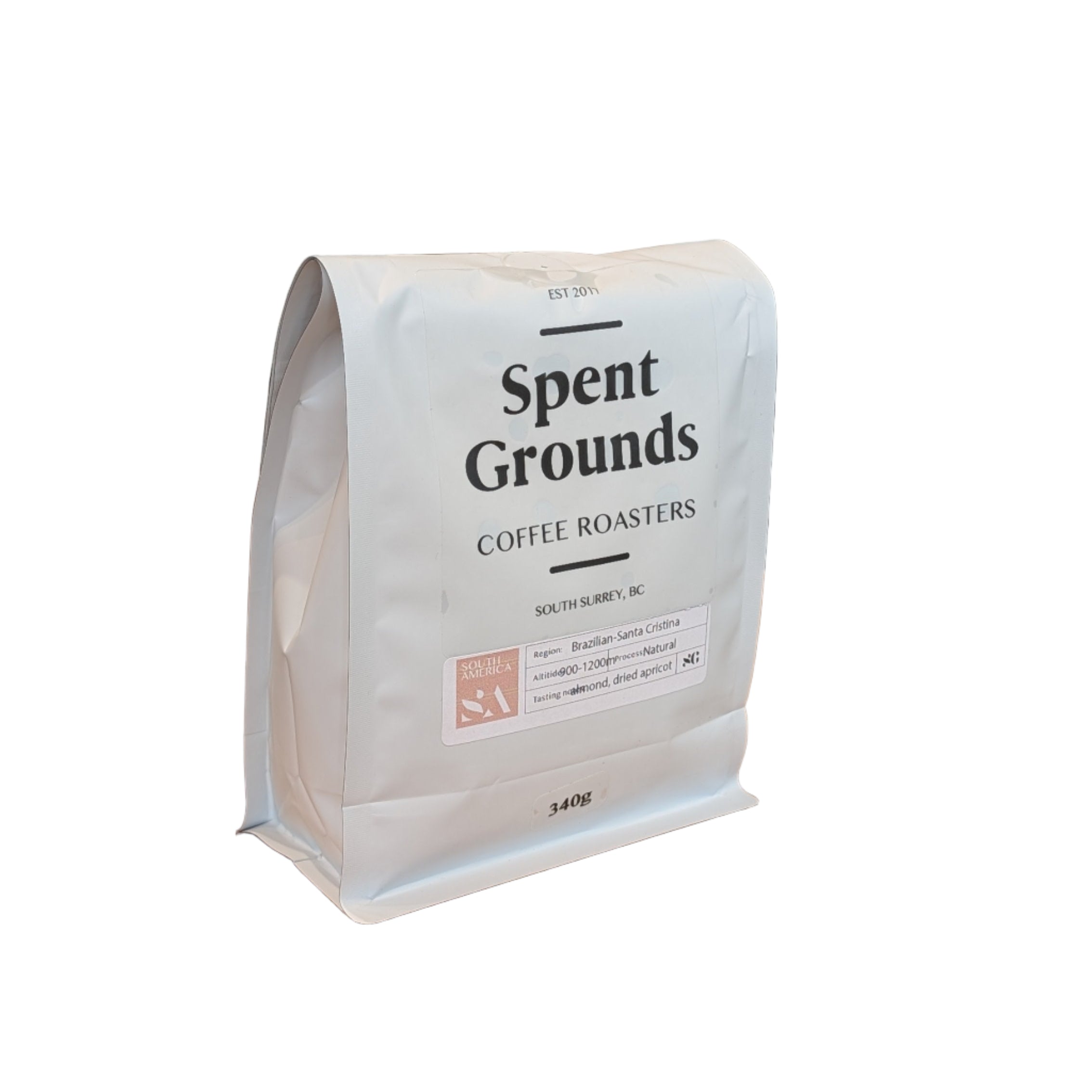 (DISCOUNT) Spent Grounds - Santa Cristina Brazil Coffee Beans