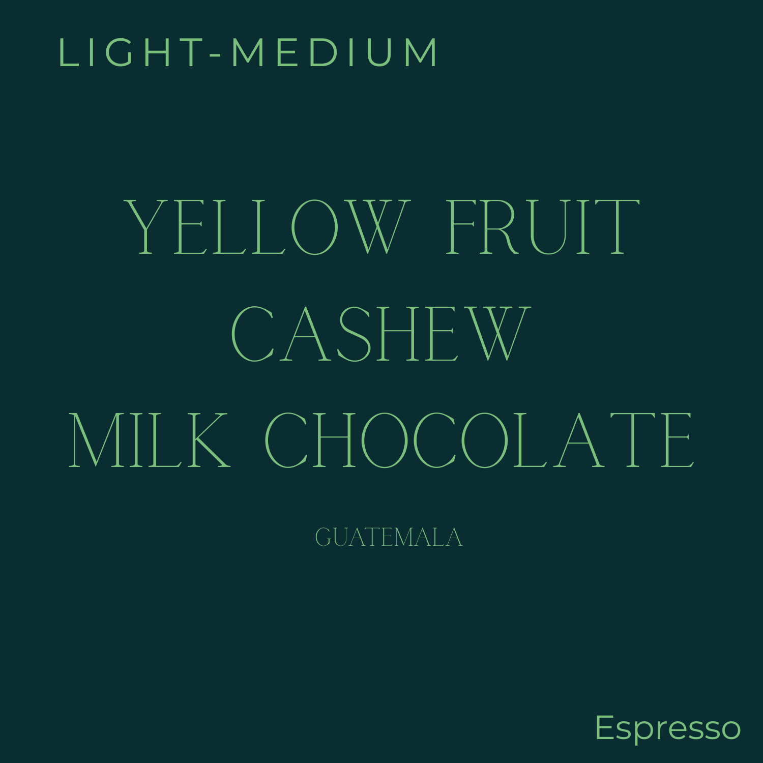 Subtext -  Guatemala - Todos Santos Espresso Coffee Beans