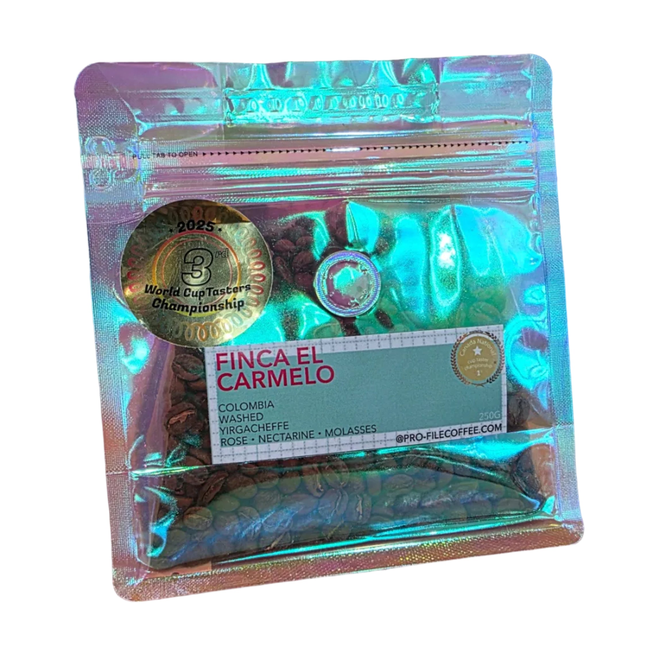 Pro-file - Colombia - Finca El Carmelo Yirgacheffe Coffee Beans