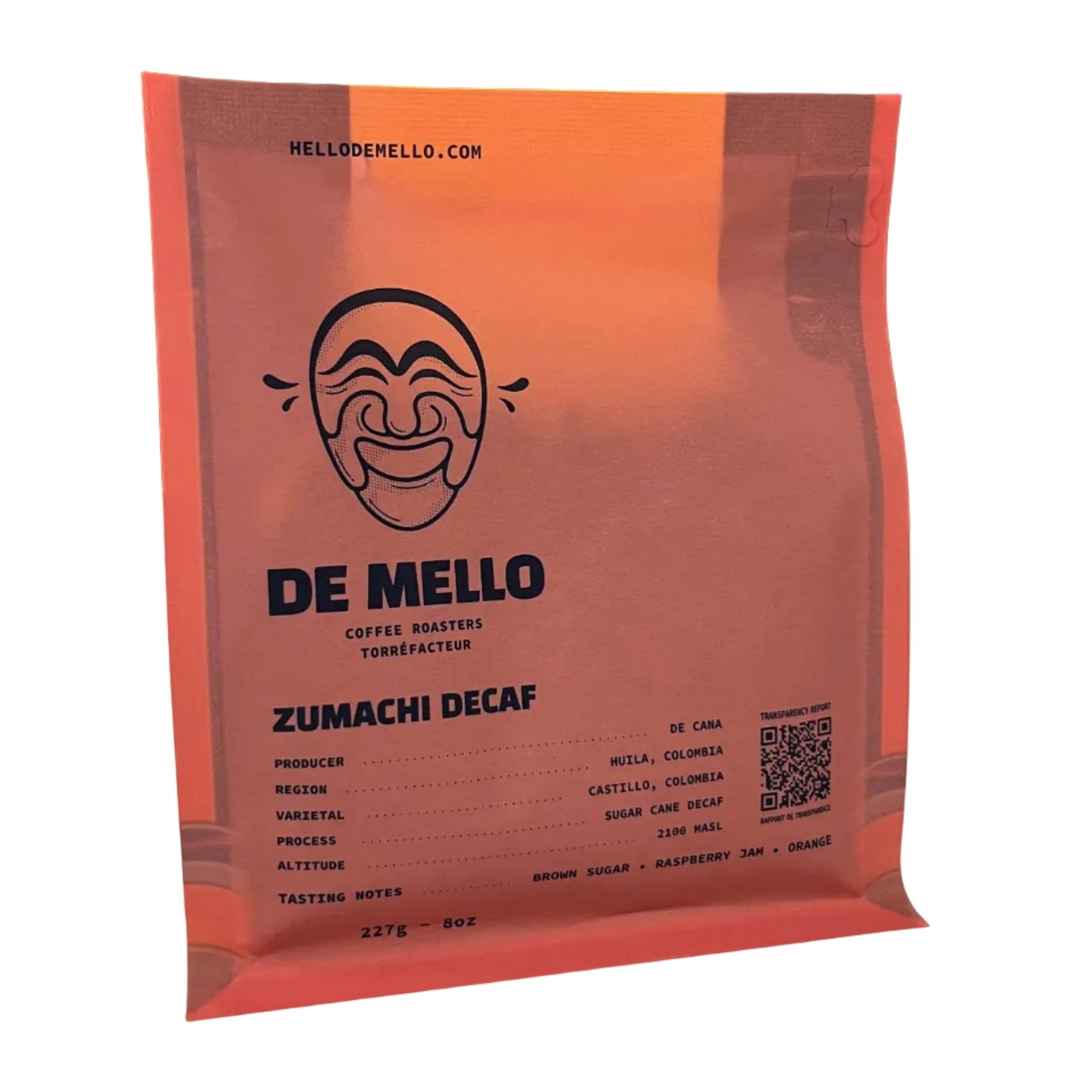 De Mello -  Zumachi Decaf Coffee Beans