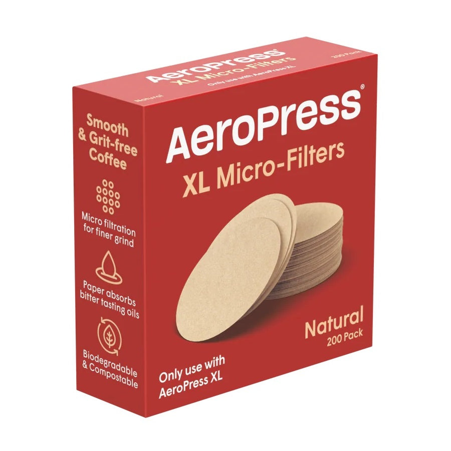 AeroPress XL Replacement Natural Filters - 200pk