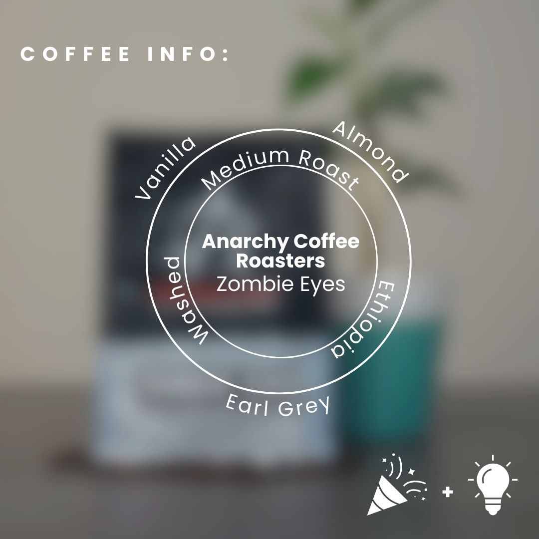 Anarchy Coffee Roasters Zombie Eyes Blend Coffee Beans