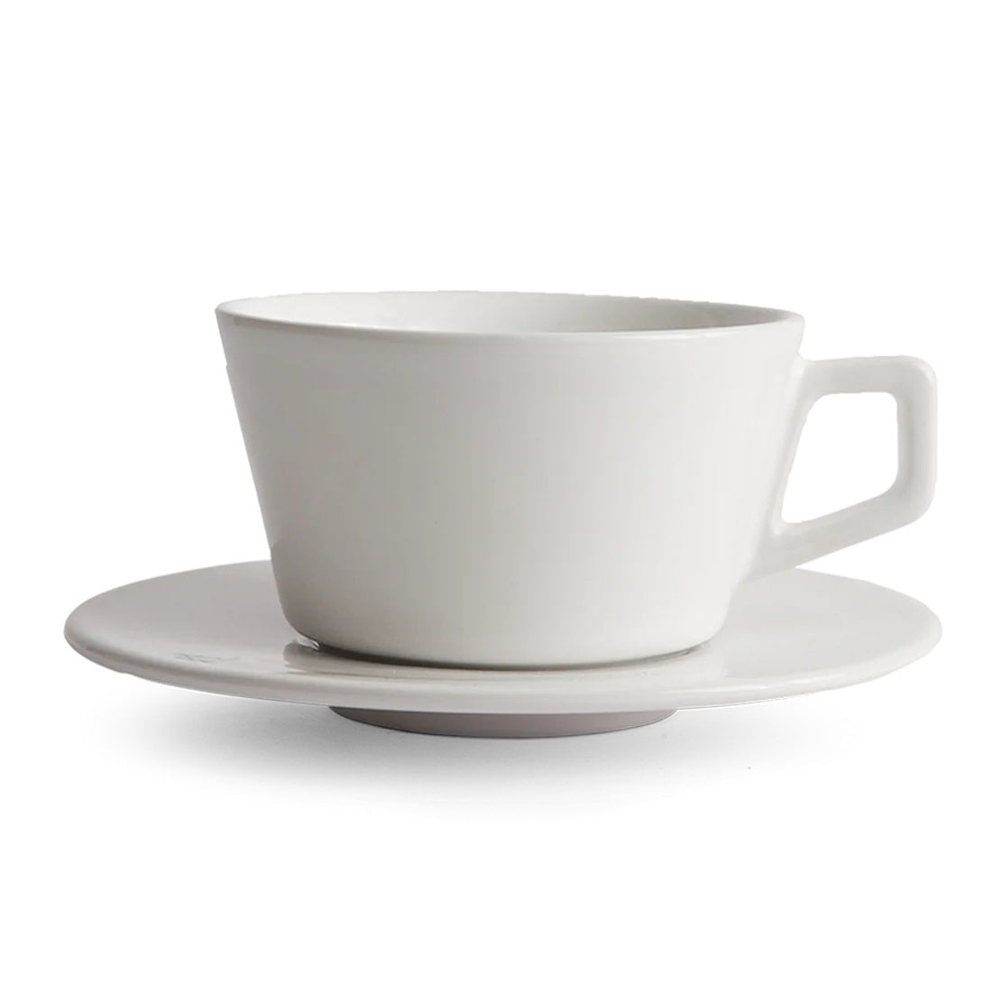 Created Co Angle Latte Cup & Saucer (350ml, 12oz)