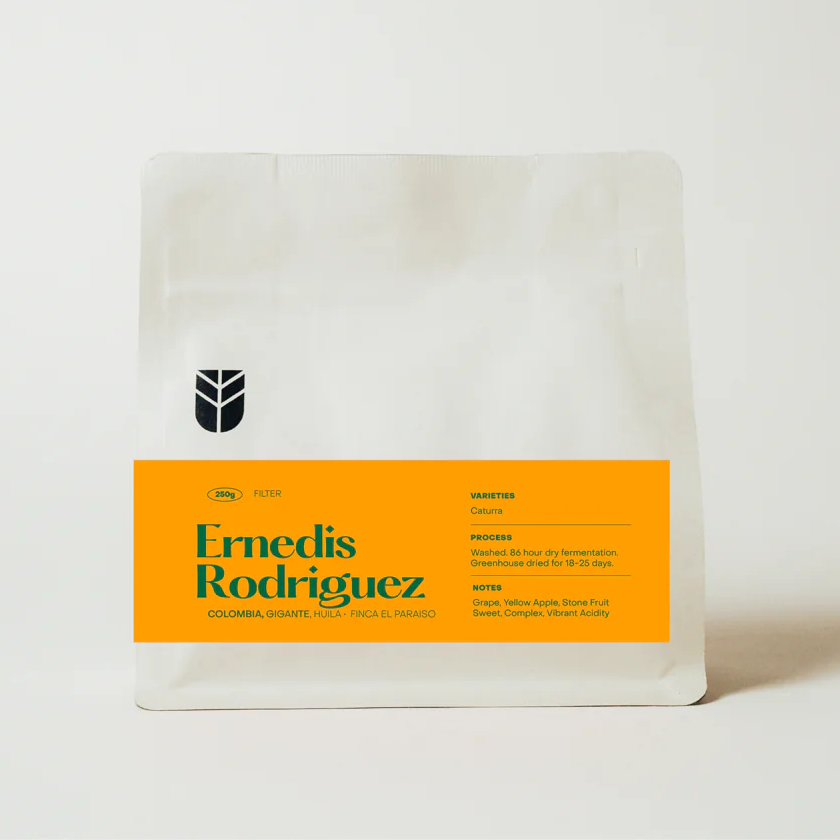 Subtext - Colombia - Ernedis Rodriguez: Washed Caturra Coffee Beans