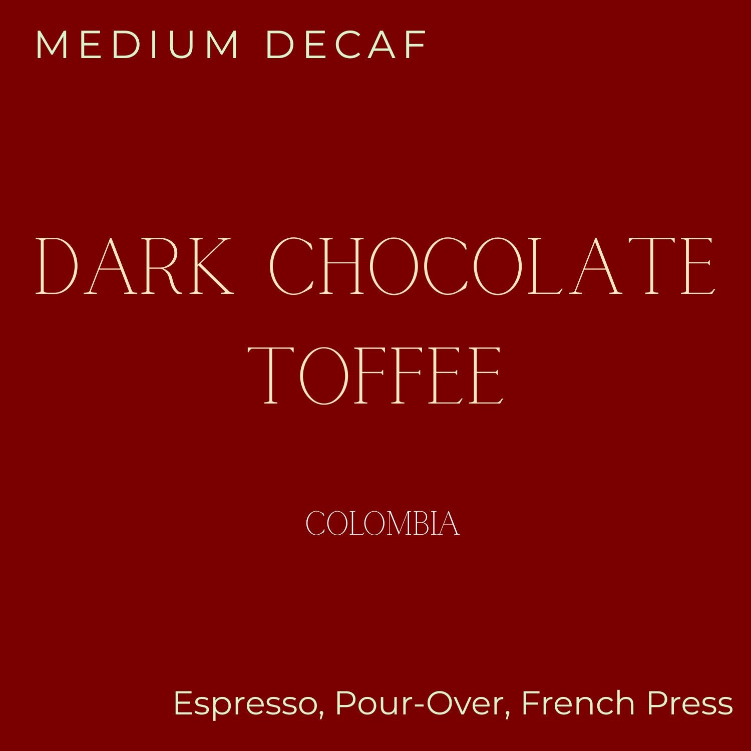 Bow River Coffee Evening Ember Decaf Coffee Beans