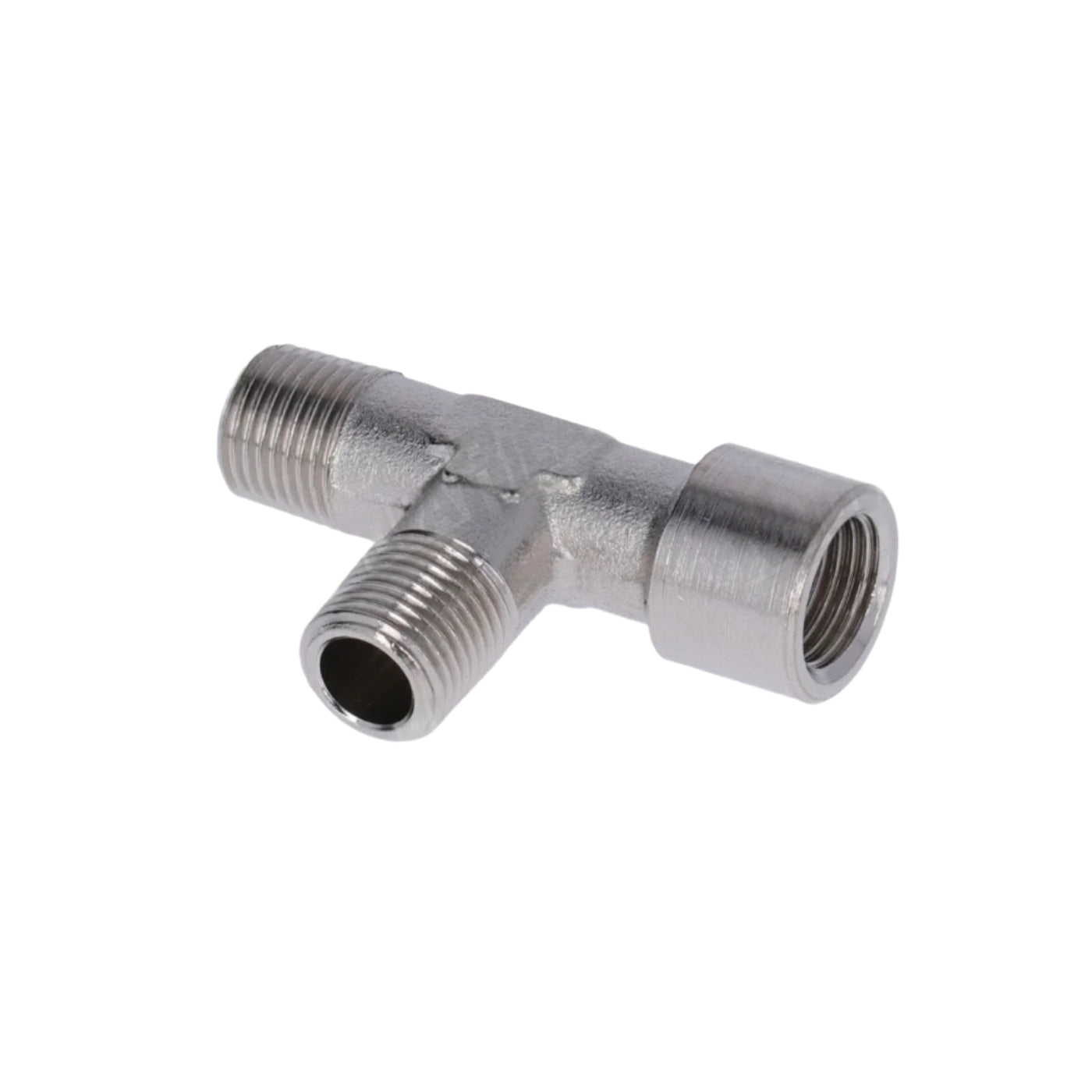 1/8" M x 1/8" M x 1/8" F BSP T Fitting