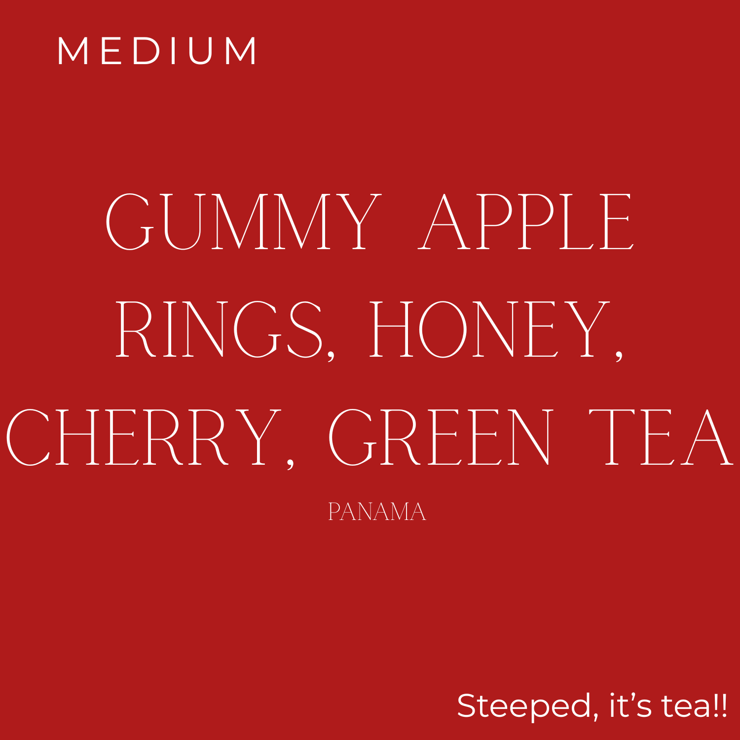 Pirates of Coffee Savage Geisha Panama Cascara Tea