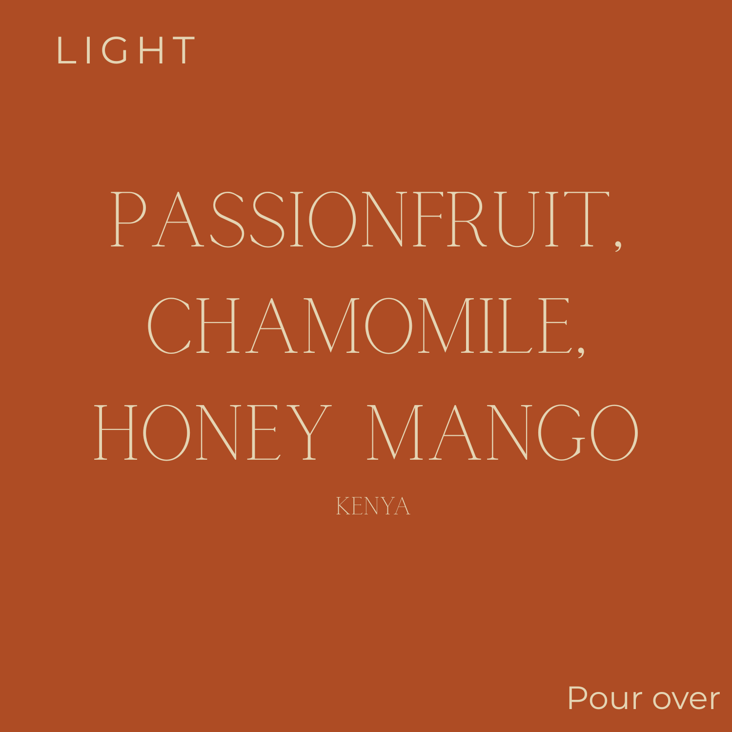 (DISCOUNT) Too Good Kenya Passion Mango Coffee Beans