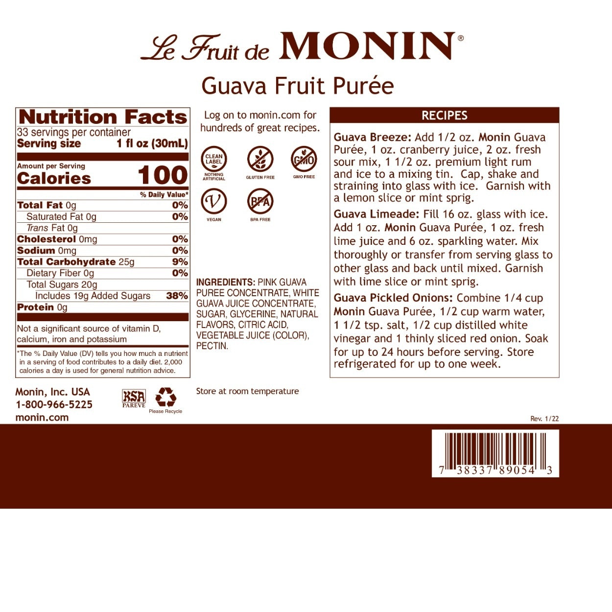 Monin Guava Puree