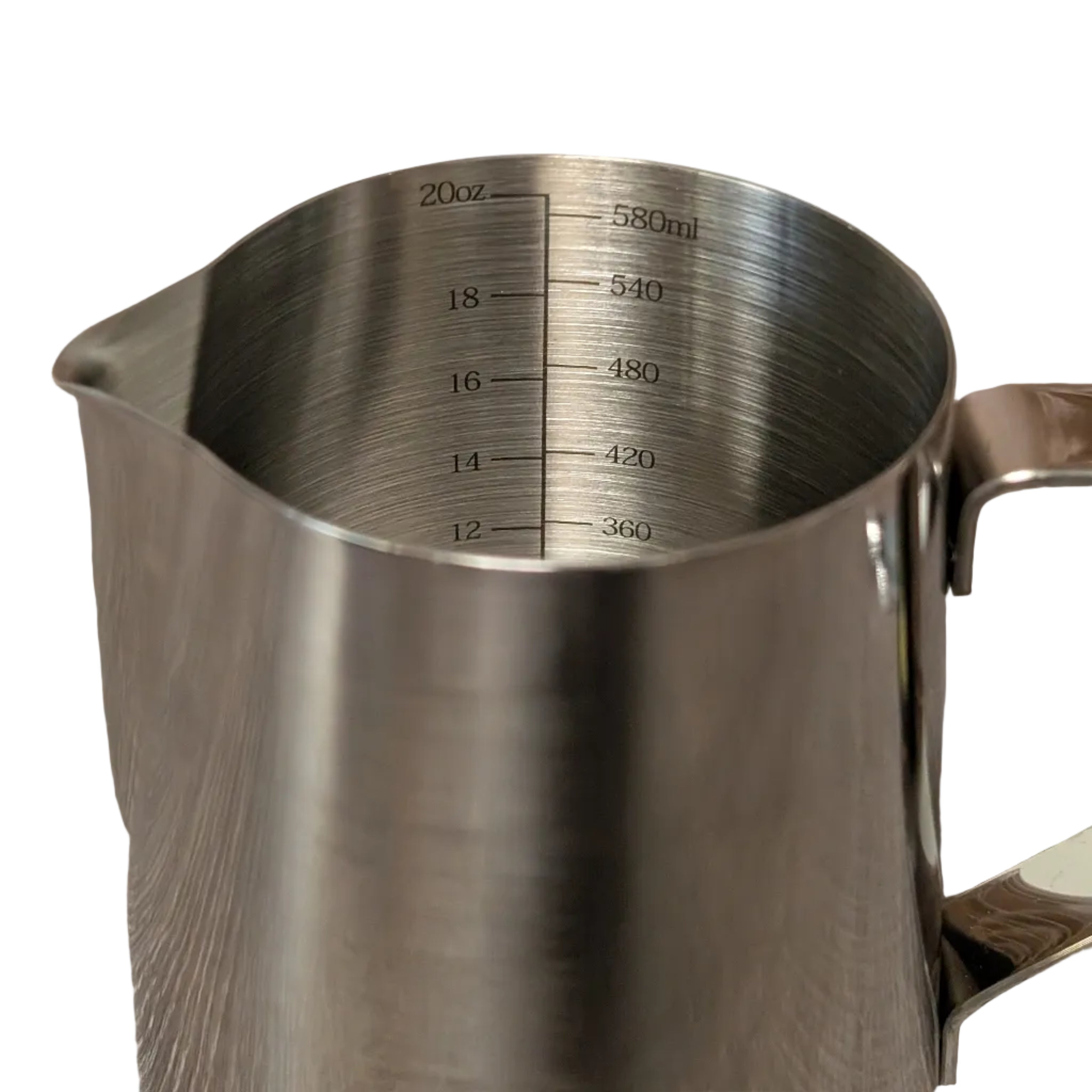 Stainless Steel Milk Pitcher (12, 20, or 32oz)