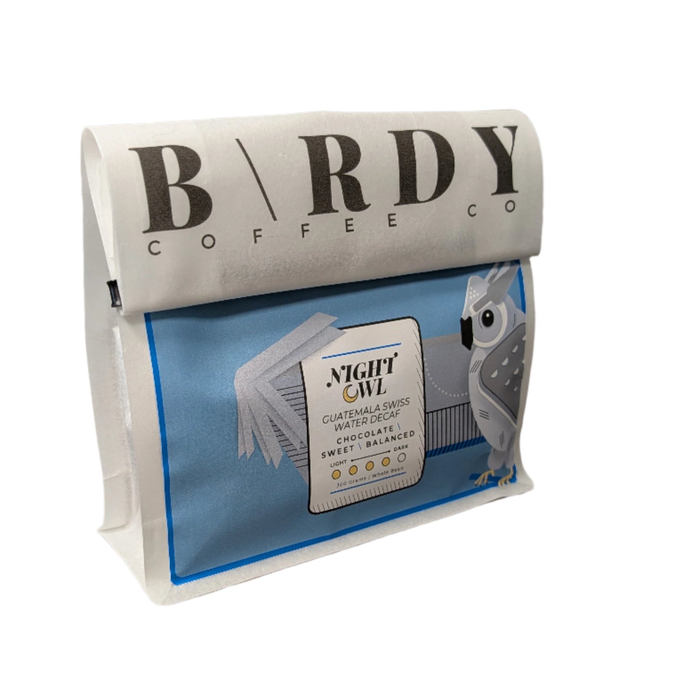 Birdy Coffee Co. Night Owl Decaf Coffee Beans