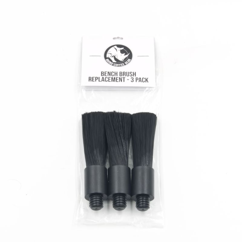 Rhino Coffee Gear Grinder and Bench Brush Replacement Bristles (3pk)