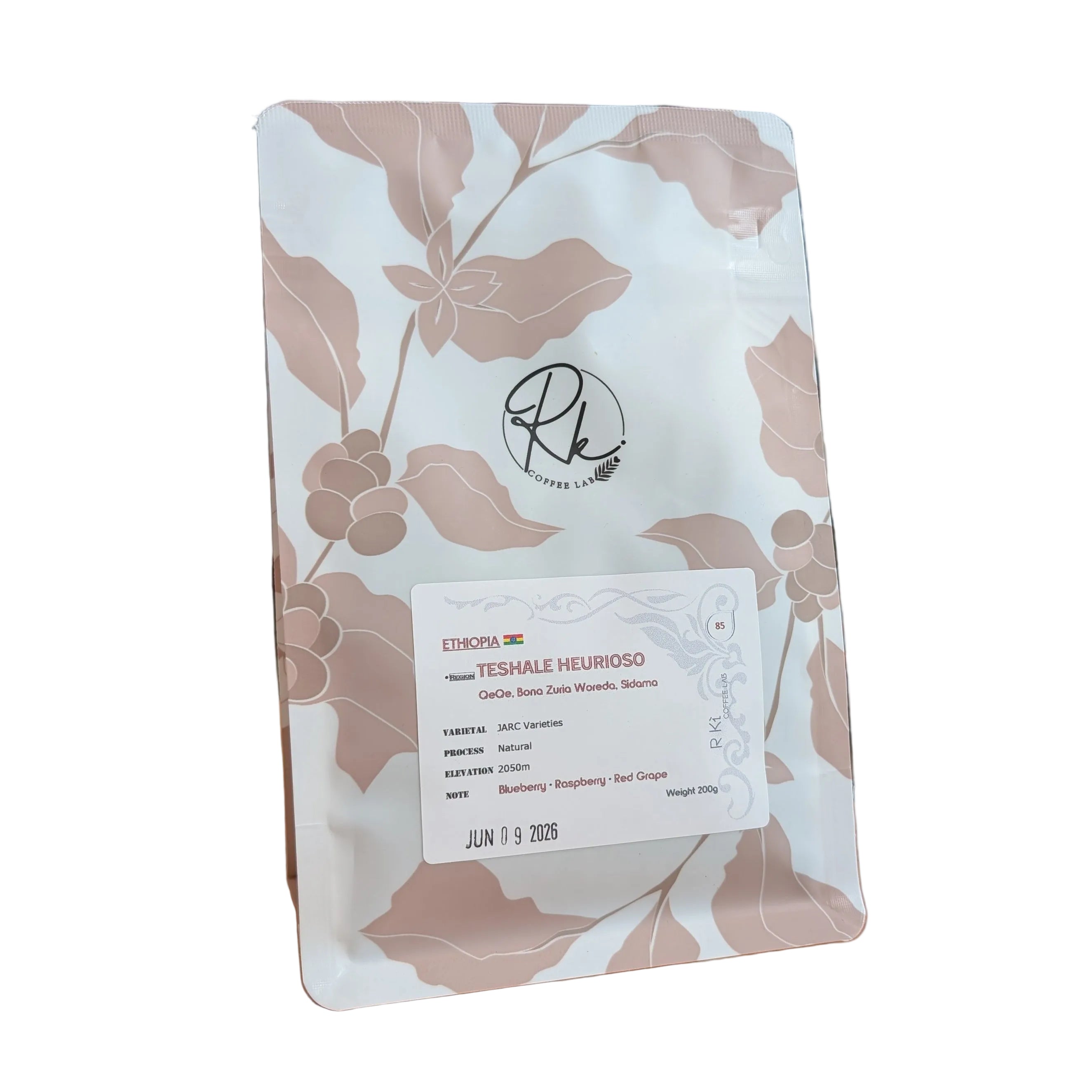 R Ki Coffee Lab - Ethiopia-Teshale Heurioso-QeQe Bona Zuria Woreda Coffee Beans