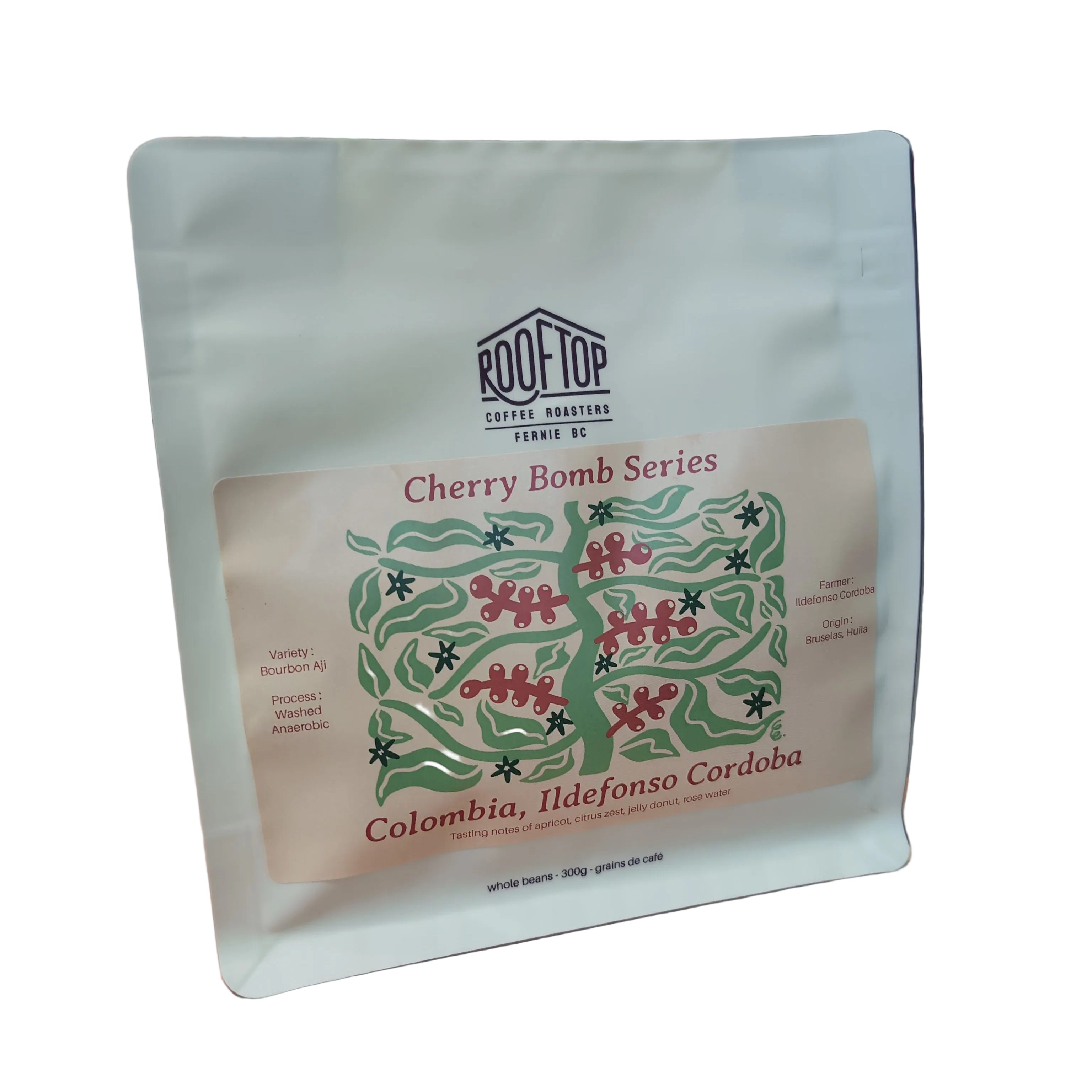 Rooftop - Colombia - Cherry Bomb Ildefonso Córdoba Coffee Beans