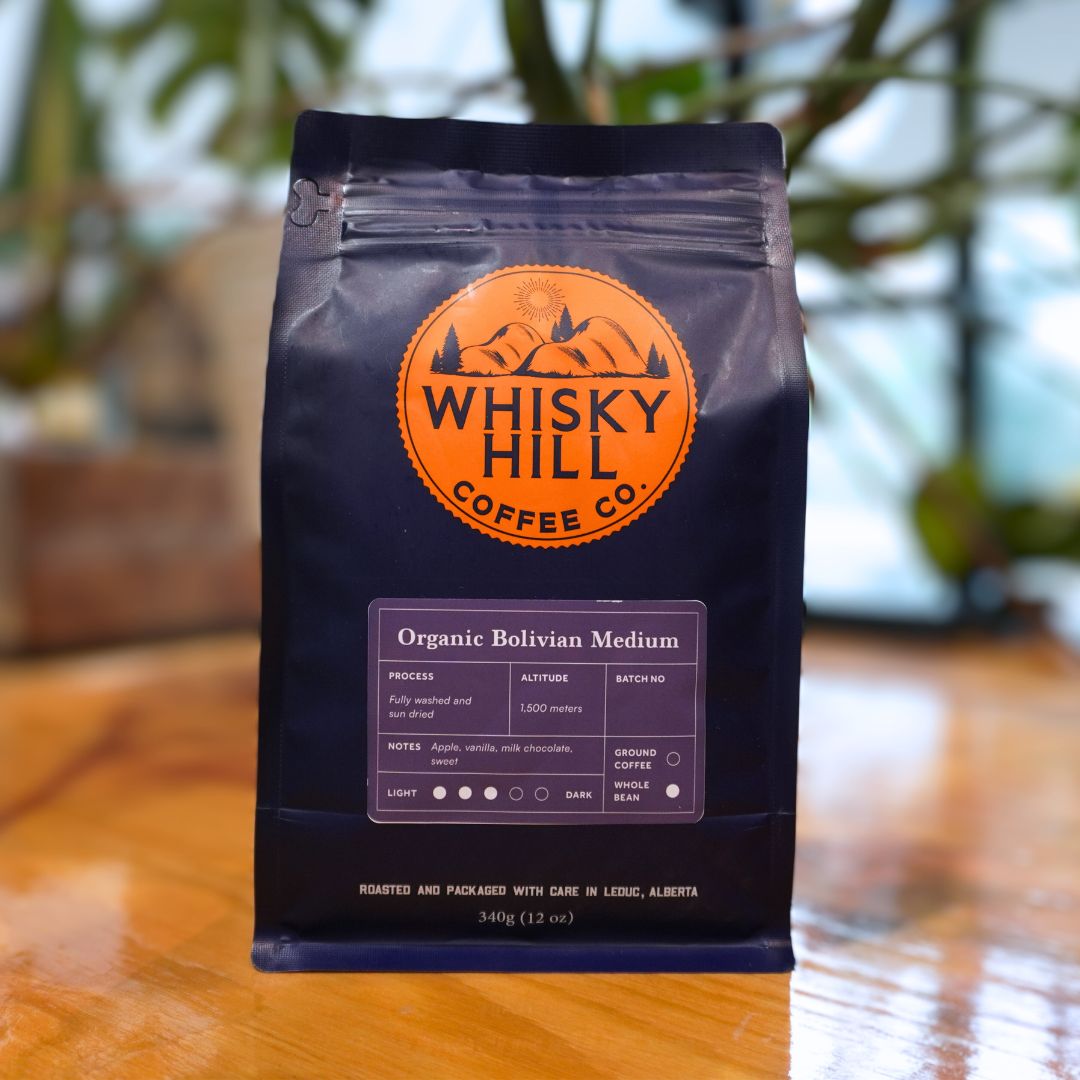 (DISCOUNT) Whisky Hill Organic Bolivian Medium Coffee Beans — Coffee