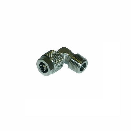 1/8" M BSP x 6/4mm Compression Barb Elbow Fitting - Coffee Addicts Canada