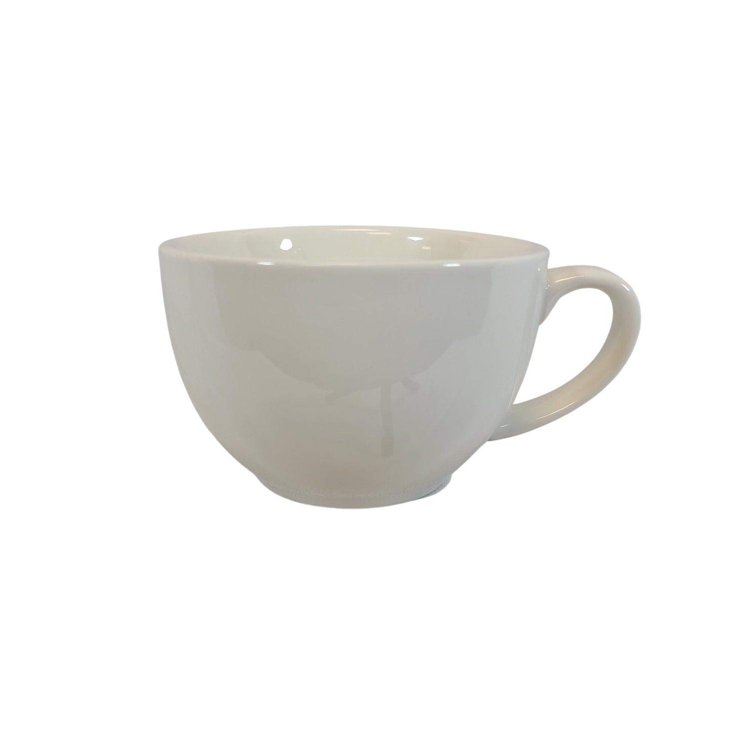 Coffee Addicts commercial ceramic cup in glossy white latte cup 12oz 350ml