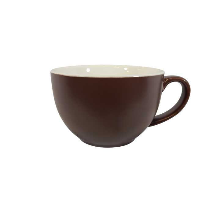 Coffee Addicts commercial ceramic cup in matte brown latte cup 12oz 350ml