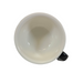 Coffee Addicts commercial ceramic cup in matte black latte cappuccino cup 8oz 250ml top view