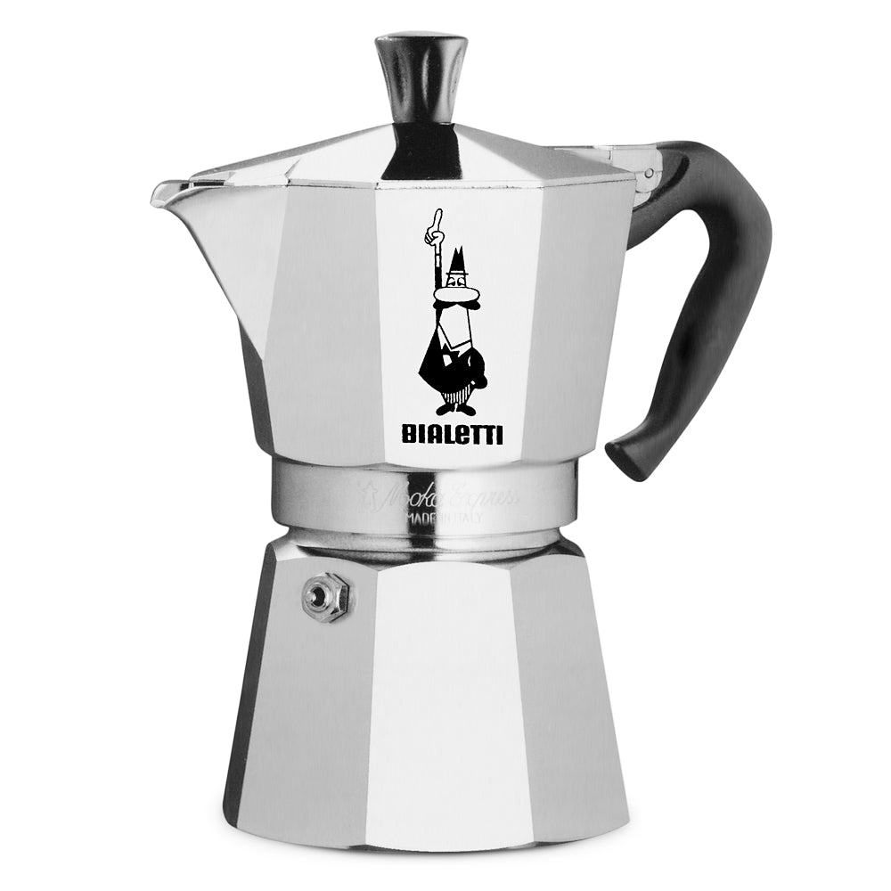 Bialetti Moka Express® Stovetop Espresso Maker - 4 sizes - Coffee Addicts Canada
