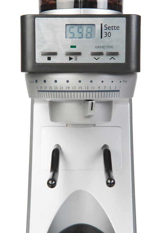 Baratza Sette 30 grinder control and grind adjustment 