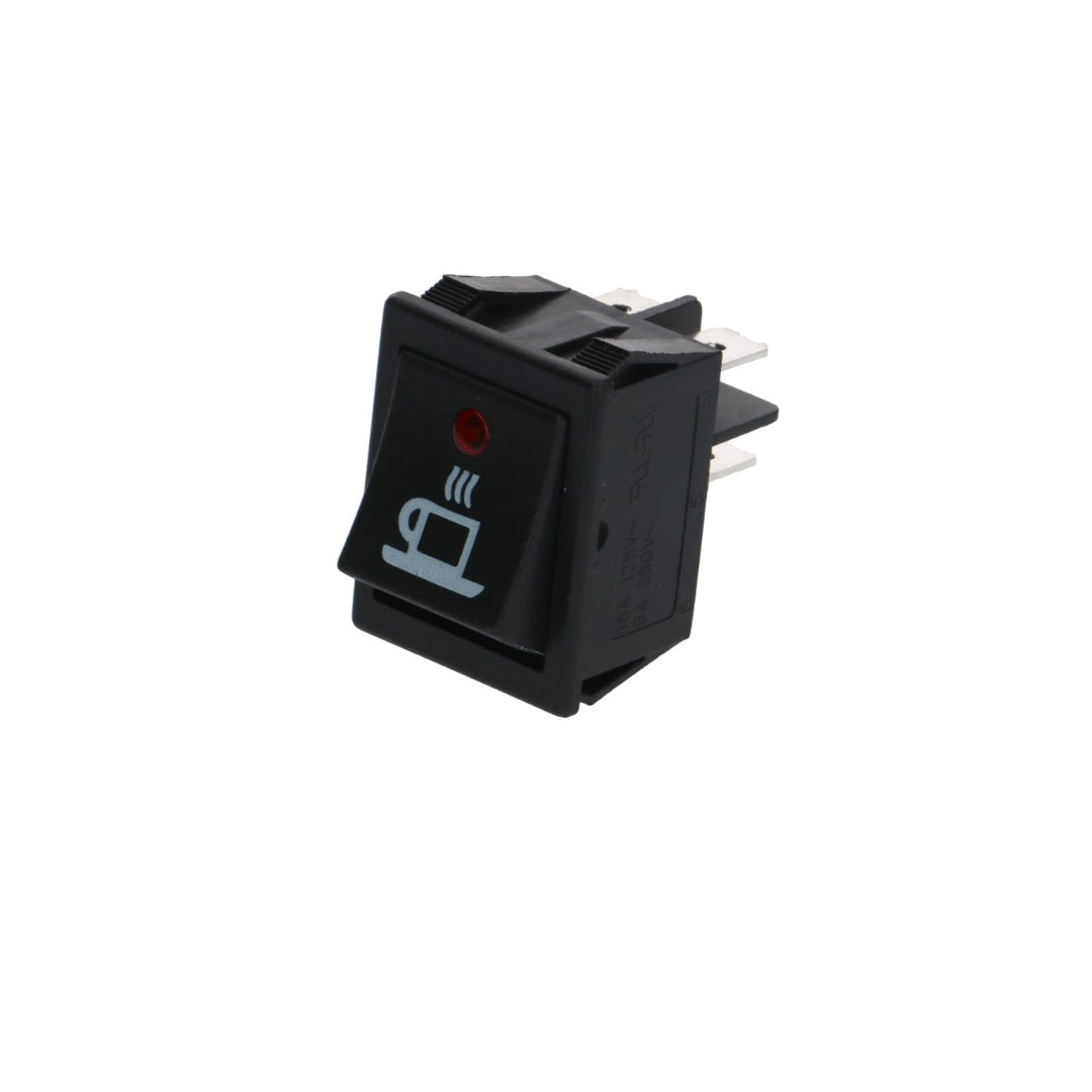 Black On/off Brew Switch With Orange Light and Coffee Symbol - Coffee Addicts Canada