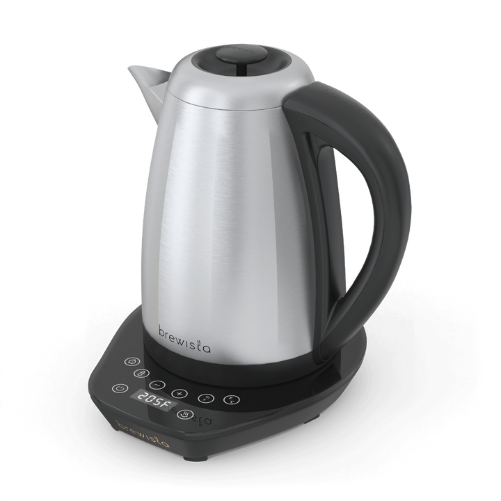 Brewista V-Spout variable temperature kettle angled view