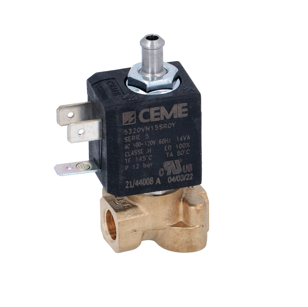 110/120V 1/8" F x 1/8" F Three-Way CEME Solenoid