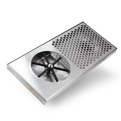 Espresso Parts 7"x15"x7/8" Rinser with Side Spray - Coffee Addicts Canada