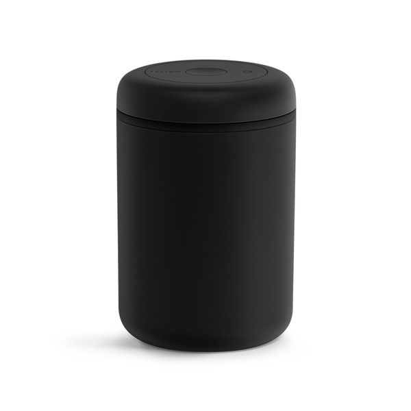 Fellow Atmos coffee vacuum canister in black 1.2L