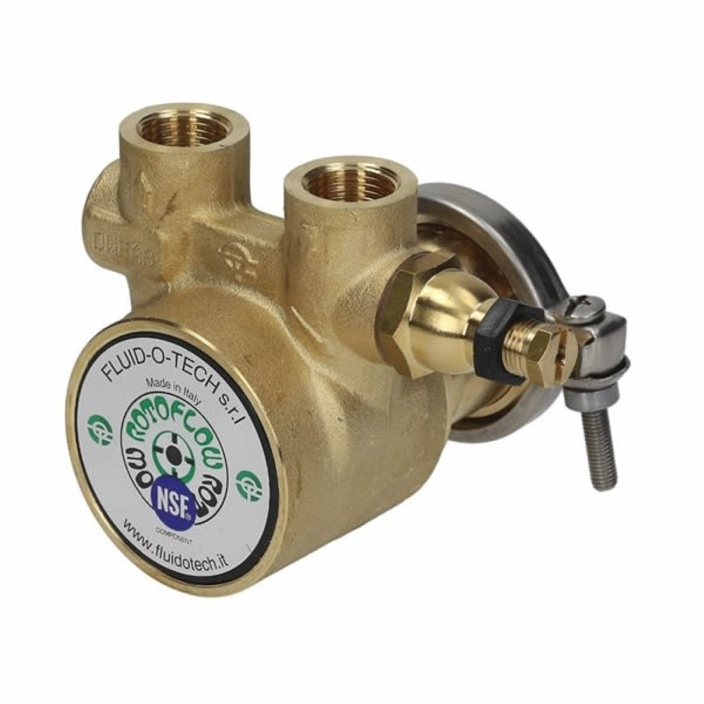 Fluid-O-Tech Rotoflow Rotary Vane Water Pump (200L/h) - Coffee Addicts Canada