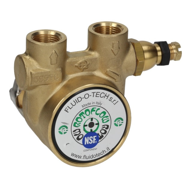 Fluid-O-Tech Rotoflow Rotary Vane Water Pump (50L/h) - Coffee Addicts Canada