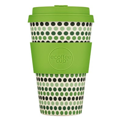 Green Polka Ecoffee Cup - Coffee Addicts Canada