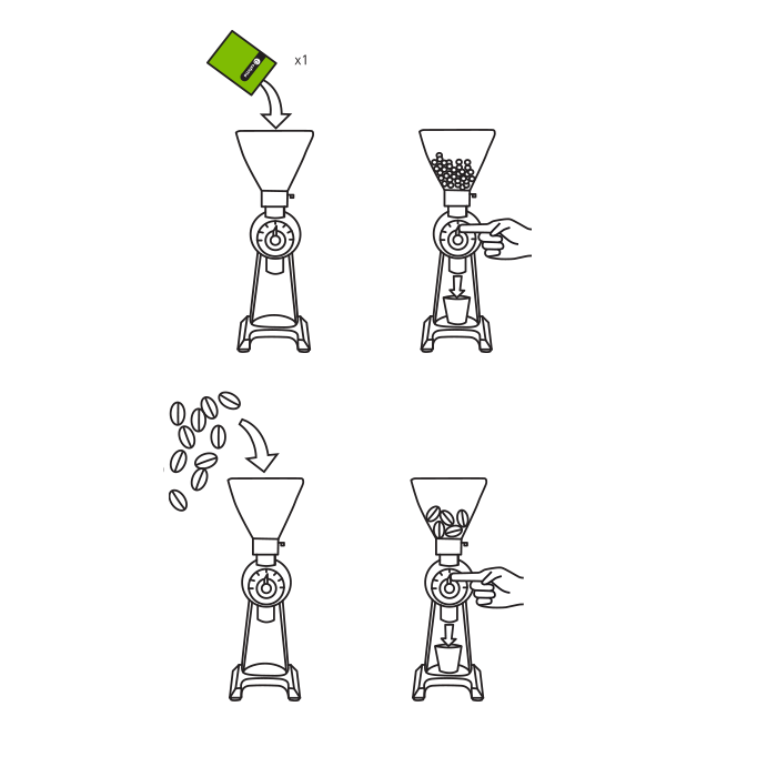 Cafetto Grinder Clean Sachet