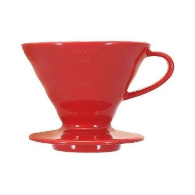 Hario V60-02 Ceramic - White or Red - Coffee Addicts Canada