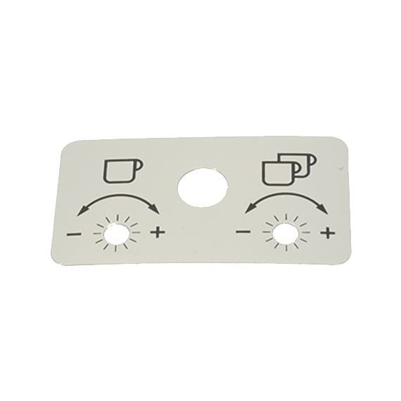 Mazzer Mini Dose Adjustment Label - Coffee Addicts Canada