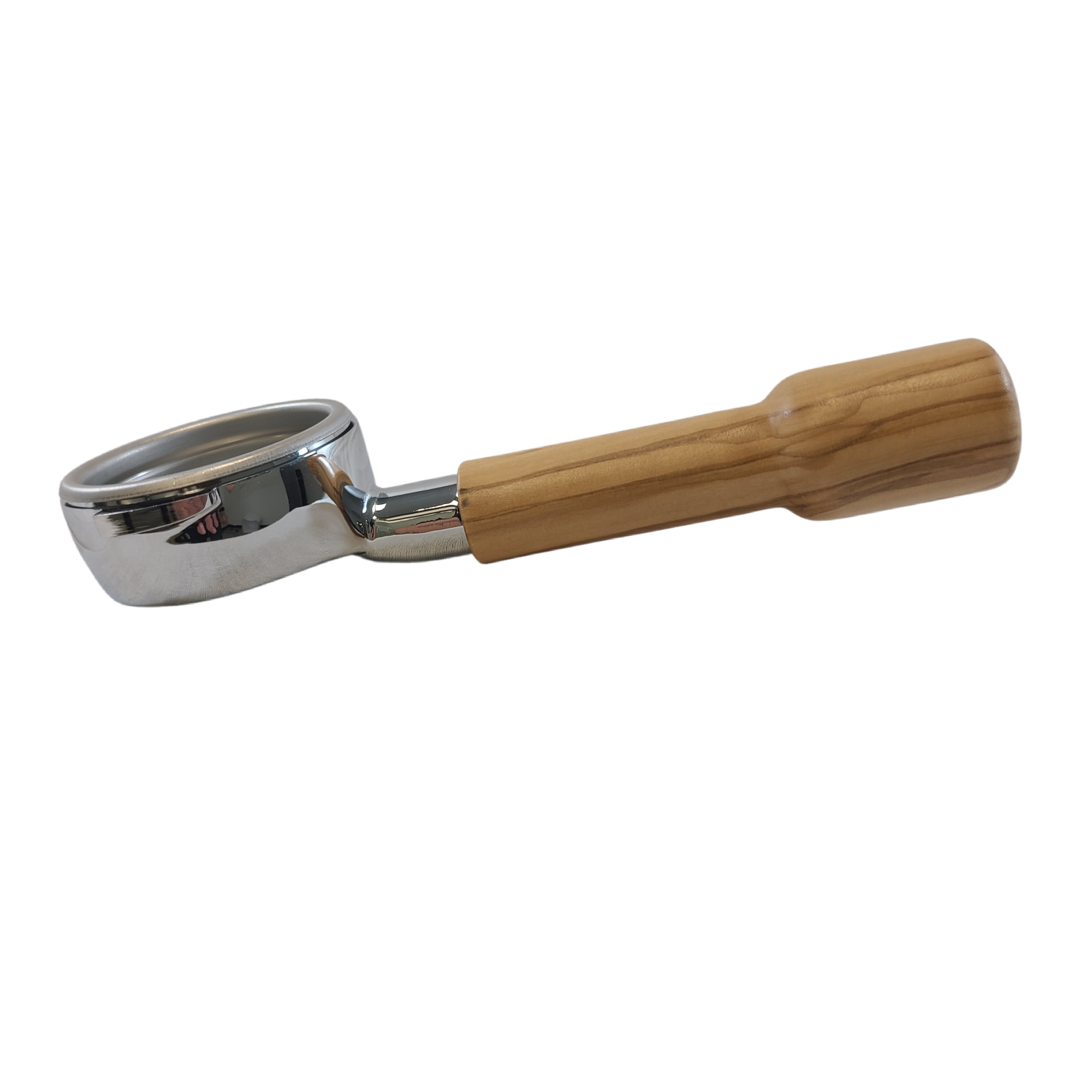 Bottomless Portafilter With Wood Handle (5.7mm)